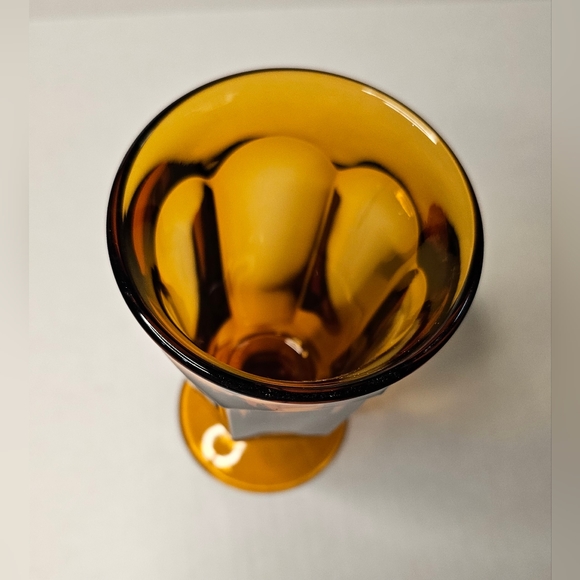 [#2] (2) Tea Glasses - Imperial Glass Ohio: Old Williamsburg Amber - Picture 13 of 13